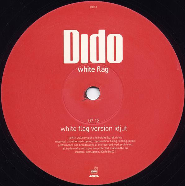 Dido : White Flag (12", Single)