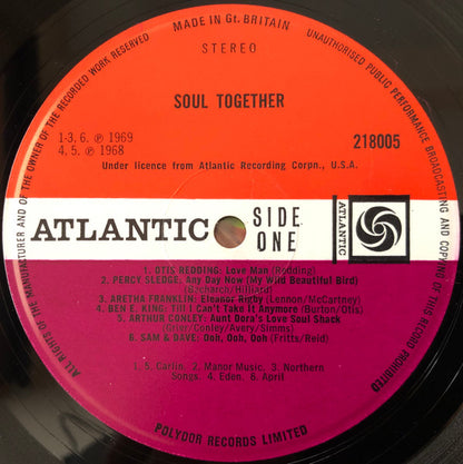 Various : Soul Together (LP, Comp)