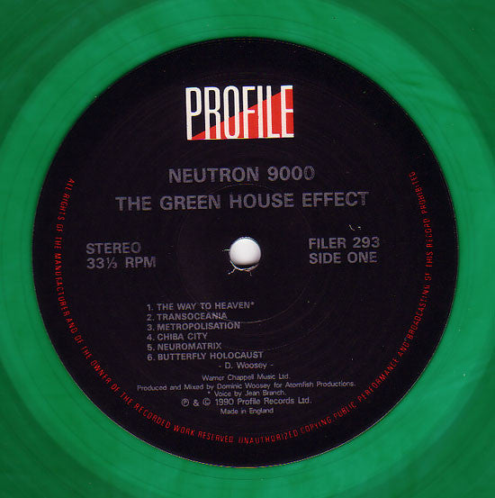 Neutron 9000 : The Green House Effect (LP, Album, Gre)