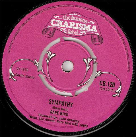 Rare Bird : Sympathy (7", Single, Pus)