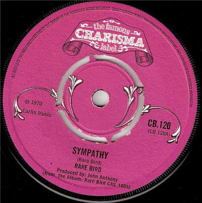 Rare Bird : Sympathy (7", Single, Pus)