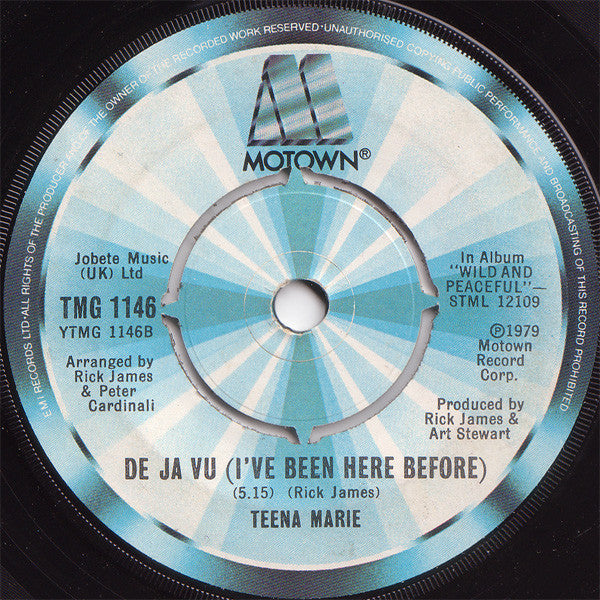 Teena Marie : I'm A Sucker For Your Love (7", Single, 4-p)