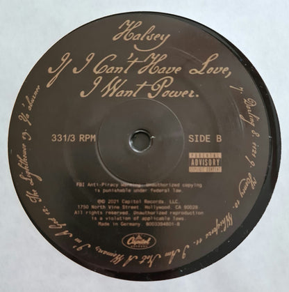 Halsey : If I Can't Have Love, I Want Power (LP, Album)