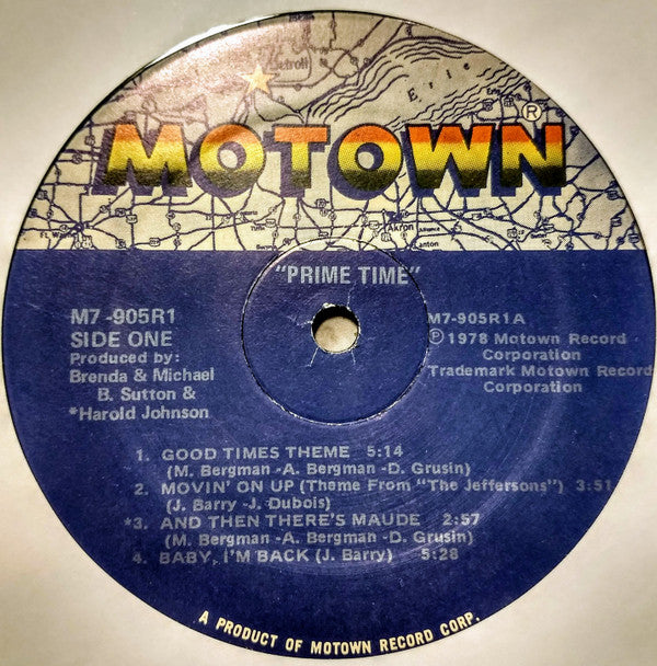 Prime Time (9) : Motown Presents Prime Time Performing TV Themes The Way You Like To Hear Them! (LP, Album)