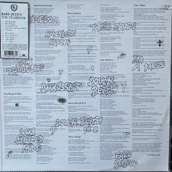 Baby Queen (2) : The Yearbook (LP, Mixtape, Pic)