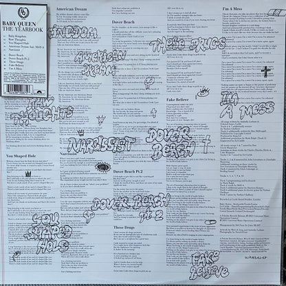 Baby Queen (2) : The Yearbook (LP, Mixtape, Pic)