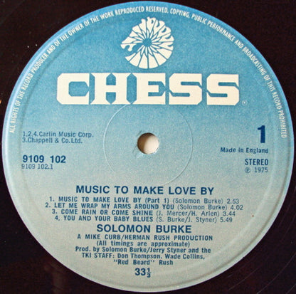 Solomon Burke : Music To Make Love By (LP, Album)