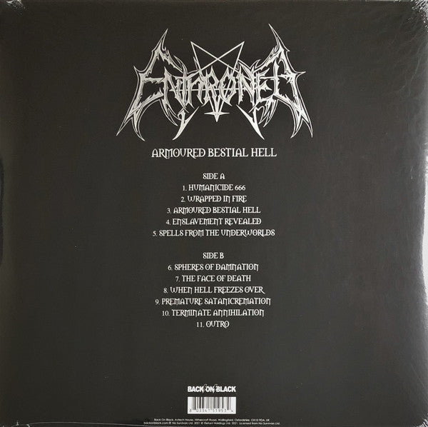 Enthroned : Armoured Bestial Hell (LP, Album, Ltd, RE, Cle)