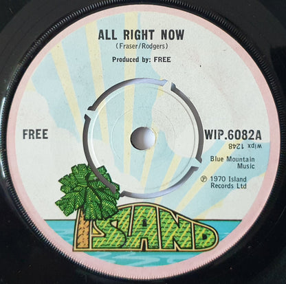 Free : All Right Now (7", Single, RE)