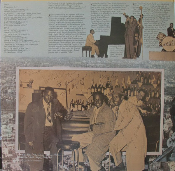 The Miles Davis/Tadd Dameron Quintet* : In Paris Festival International De Jazz - May, 1949 (LP, Album, Mono, Gat)