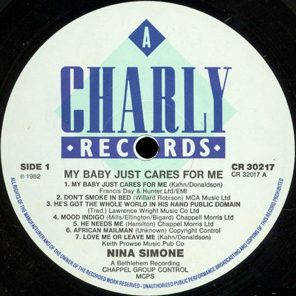 Nina Simone : My Baby Just Cares For Me (LP, Comp)