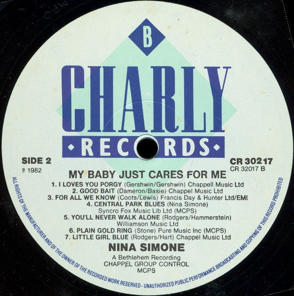 Nina Simone : My Baby Just Cares For Me (LP, Comp)