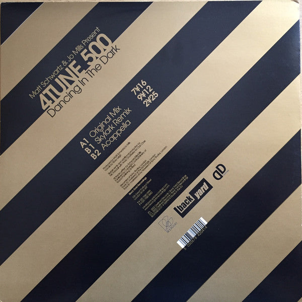 Matt Schwartz & Jo Mills Present 4Tune 500 : Dancing In The Dark (12", Promo)