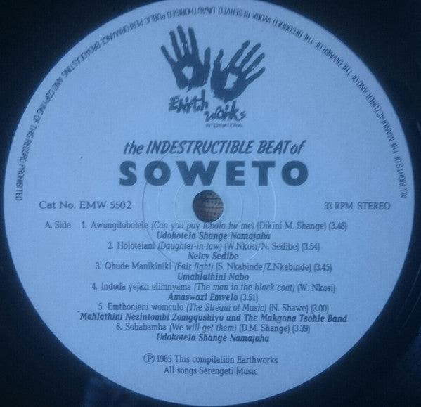 Various : The Indestructible Beat Of Soweto (LP, Comp)