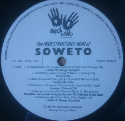 Various : The Indestructible Beat Of Soweto (LP, Comp)