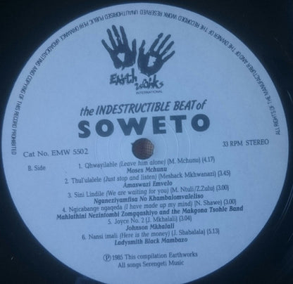 Various : The Indestructible Beat Of Soweto (LP, Comp)