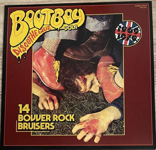 Various : Bootboy Discotheque (14 Bovver Rock Bruisers) (LP, Comp, Ltd, RP, Cle)