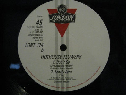Hothouse Flowers : Don't Go (10", Single, Ltd, RE)