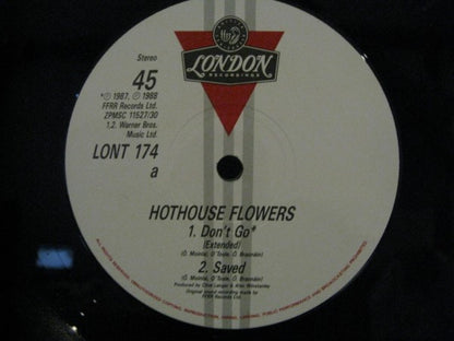Hothouse Flowers : Don't Go (10", Single, Ltd, RE)