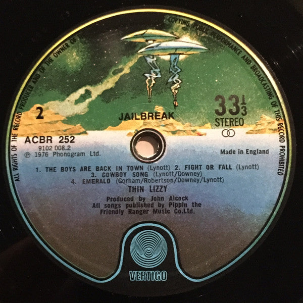 Thin Lizzy : Jailbreak (LP, Album, Club, RE, Die)