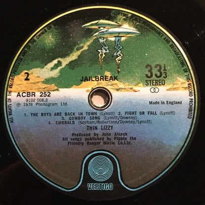 Thin Lizzy : Jailbreak (LP, Album, Club, RE, Die)