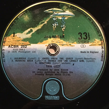 Thin Lizzy : Jailbreak (LP, Album, Club, RE, Die)