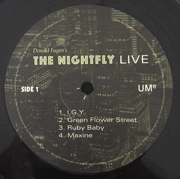 Donald Fagen : Donald Fagen's The Nightfly Live (LP, Album, 180)