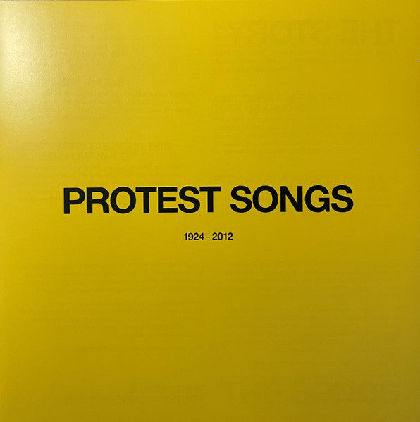 The Specials : Protest Songs 1924-2012 (LP, Album, Yel)