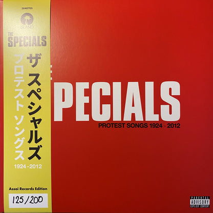 The Specials : Protest Songs 1924-2012 (LP, Album, Yel)