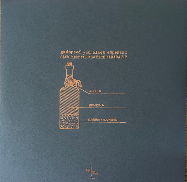 Godspeed You Black Emperor! : Slow Riot For New Zero Kanada E.P. (12", EP, RE, RP, 180)