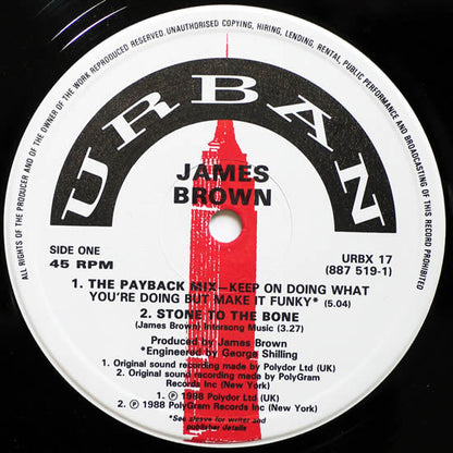 James Brown : The Payback Mix (Keep On Doing What You're Doing But Make It Funky) (12")