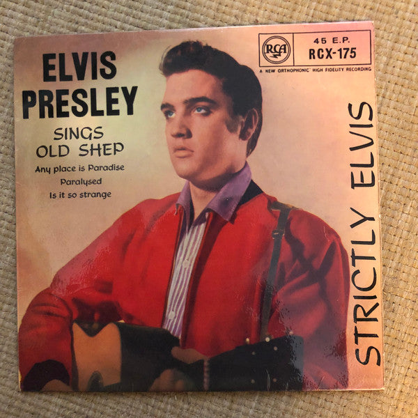 Elvis Presley : Strictly Elvis (7", EP, RP)