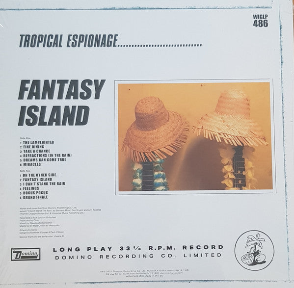 Clinic : Fantasy Island (LP, Album, Ltd, Yel)