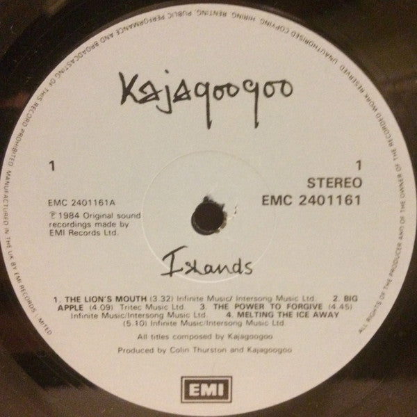 Kajagoogoo : Islands (LP, Album)