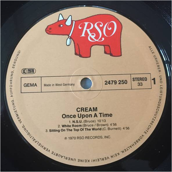 Cream (2) : Once Upon A Time (2xLP, Comp, RE)