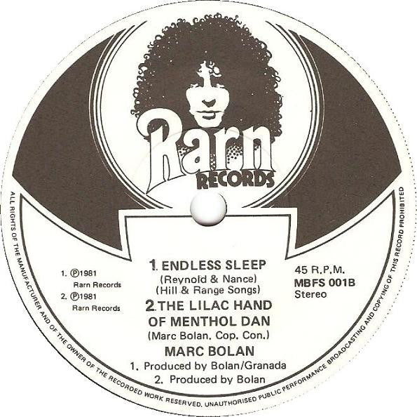 Marc Bolan : Return Of The Electric Warrior (7", Single, Tel)