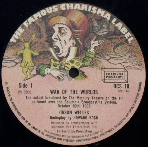 Orson Welles : War Of The Worlds (2xLP, Gat)