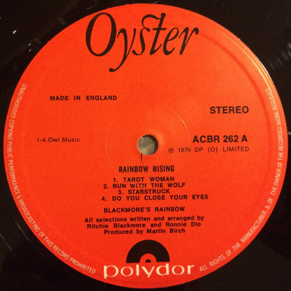 Blackmore's Rainbow* : Rainbow Rising (LP, Album, Club)