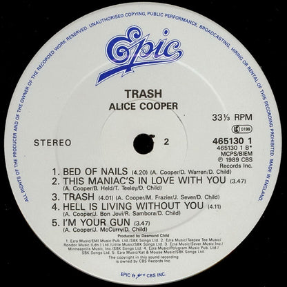 Alice Cooper (2) : Trash (LP, Album)