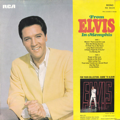 Elvis Presley : From Elvis In Memphis (LP, Album, Mono, RP, RCA)