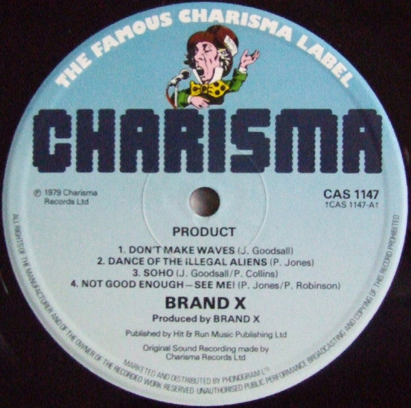 Brand X (3) : Product (LP, Album)