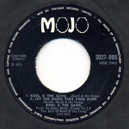 Kool & The Gang : Funky Man / Kool & The Gang / Let The Music Take Your Mind (7")
