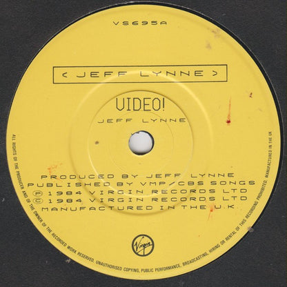 Jeff Lynne : Video! (7", Single)