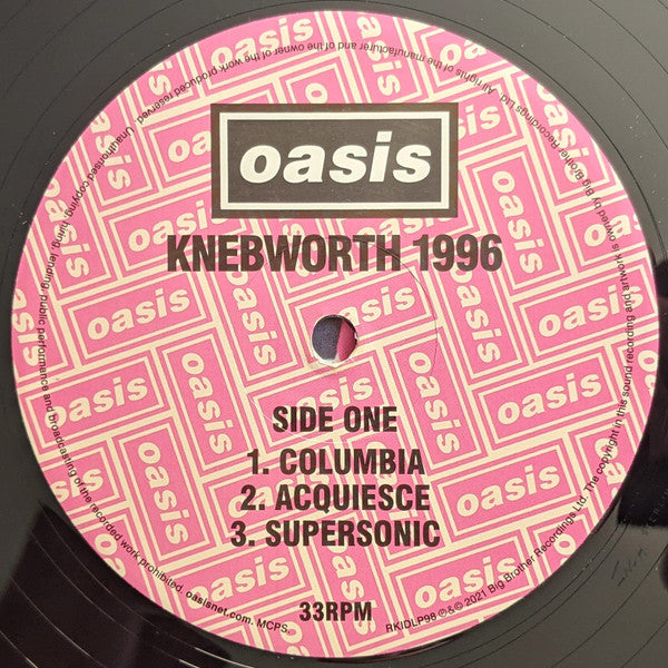 Oasis (2) : Knebworth 1996 (3xLP, Album, 180)