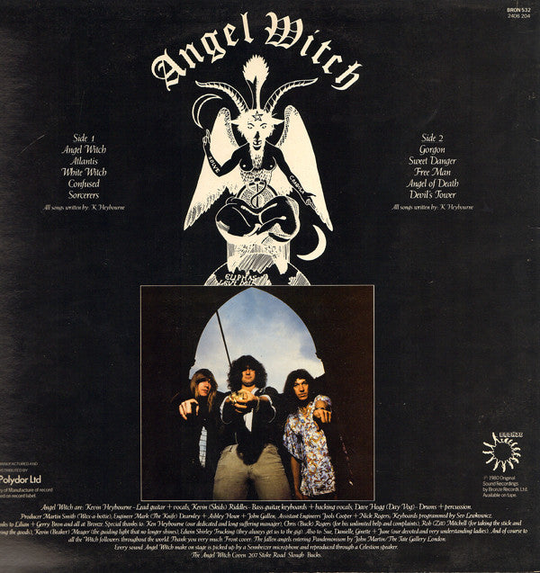 Angel Witch : Angel Witch (LP, Album)