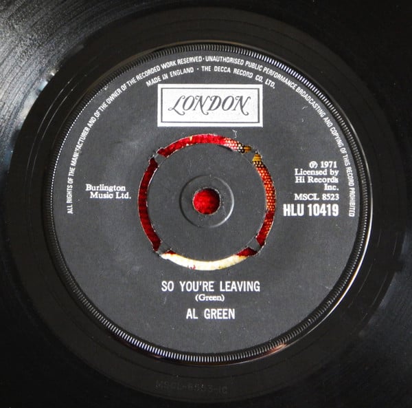 Al Green : Love And Happiness (7", Single)