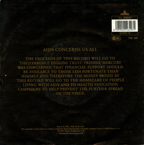 Queen : Bohemian Rhapsody / These Are The Days Of Our Lives (7", Single)