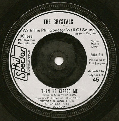 The Crystals With The Phil Spector Wall Of Sound* : Da Doo Ron Ron (7", Single, RE)