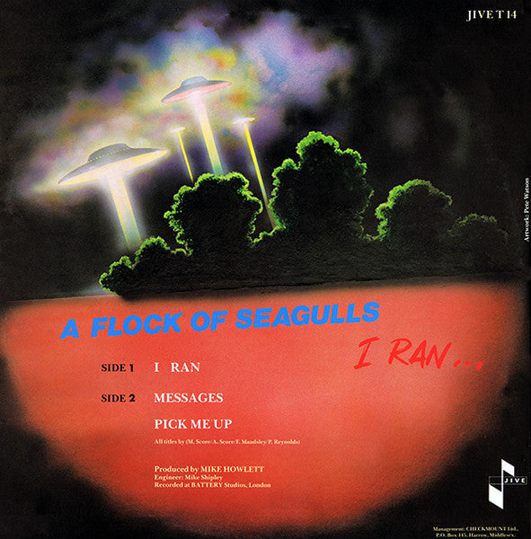 A Flock Of Seagulls : I Ran (12", Single)