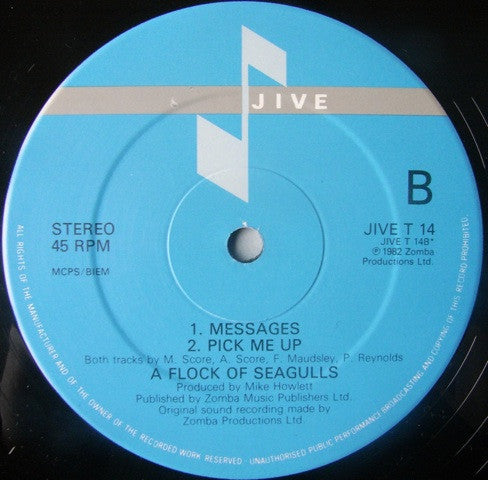 A Flock Of Seagulls : I Ran (12", Single)